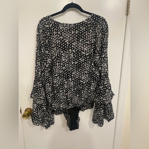 Free People Ditsy Floral Bodysuit - Picture 3 of 7